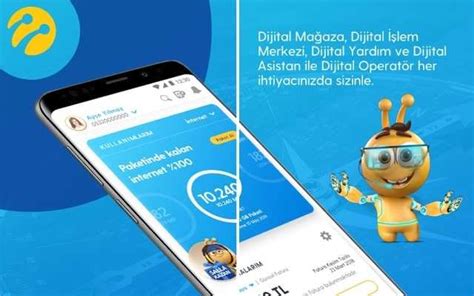 Turkcell Dijital Operatör Uygulaması Bedava İnternet